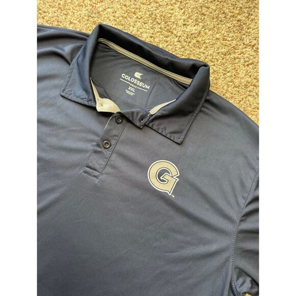 GEORGETOWN COLOSSEUM MEN'S Golf Polo/Shirt XXL, Lightweight Performance Material - Picture 9 of 9
